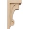 Ekena Millwork 12"W x 12"D x 24"H Wide Alma Rough Cedar Woodgrain TimberThane Corbel, Primed Tan CORUR12X12X24ALMRCPR - alternate 2